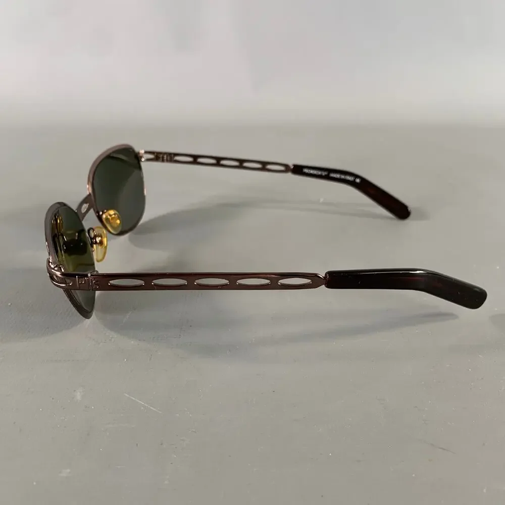 VALENTINO Black Rose gold M 1004-59 Metal Sunglasses